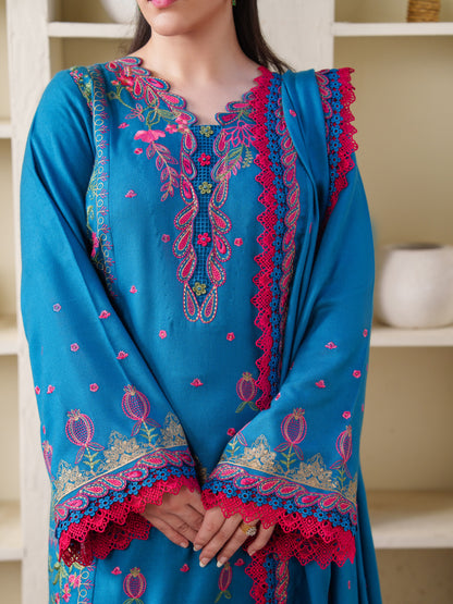 Alisha Embroidered 3Pcs (Winter Special)