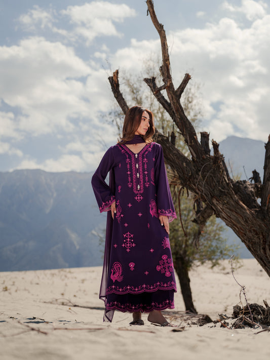 Gulzaib Embroidered 3Pcs