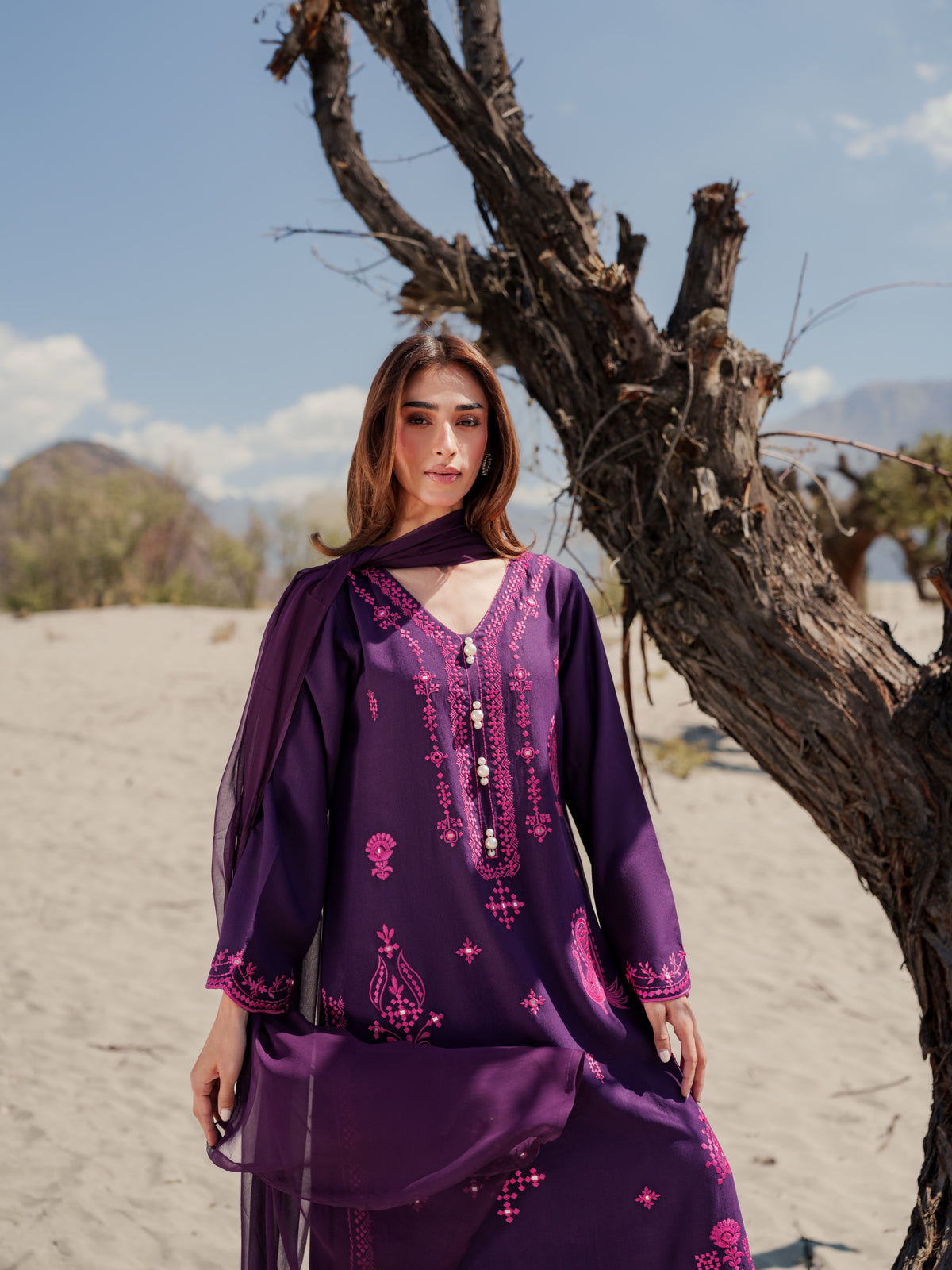 Gulzaib Embroidered 3Pcs