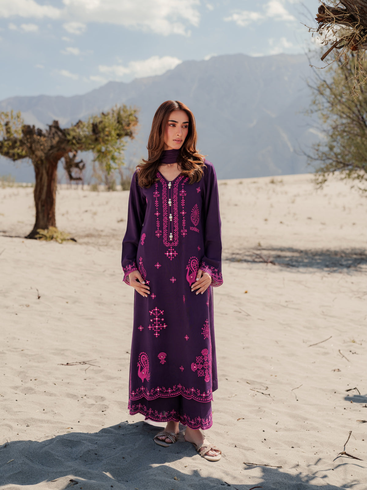Gulzaib Embroidered 3Pcs