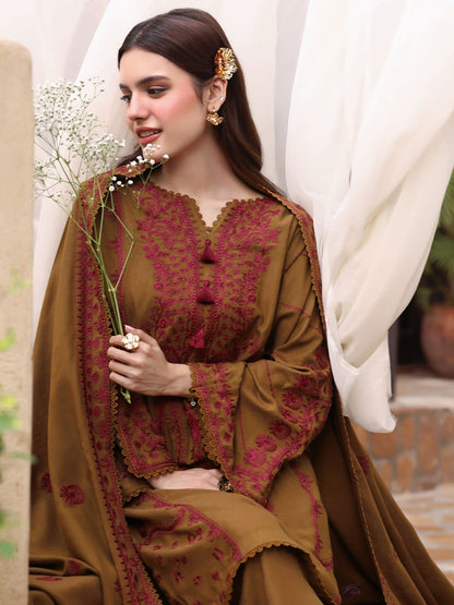 Aabroo Embroidered 3Pcs